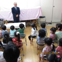 日本基督教団総幹事の内藤牧師が竹田教会と小羊保育園でお話をしてくださいました。