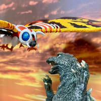 モスラ対ゴジラのワンシーン