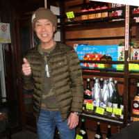 ジャッキーの「遠くへ行って走りたい」（山の辺の道編②）　drinking at a liquor shop bar in Tenri for only one hour opening