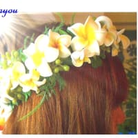 松のハワイアン雑貨屋さん　プルメリアの花冠