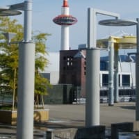 京都タワーと　駅ビル