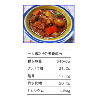 1487  豚肉と野菜のトマト煮