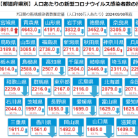 2024年9月13日（金）の新型コロナ事情