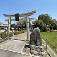 竜王町弓削「小日吉神社」の三角巨大松明に驚く！