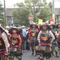 松江武者行列の時代絵巻が繰り広げられました