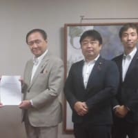 鳥獣議連の要望書を黒岩県知事に提出・懇談