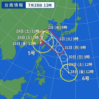 台風６号🌀