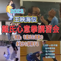 戴氏心意拳セミナー2023.7~8  千葉・鹿児島・神戸・高知・大阪