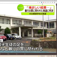 天白養護学校教師暴行事件の、画像、報道記録