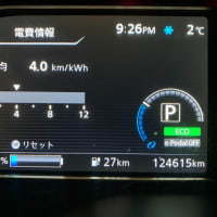 4km/kWh ！(◎_◎;)