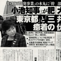 （一年前の記事）週刊新潮「小池知事」が肥大させる「東京都」と「三井不動産」癒着の伏魔殿