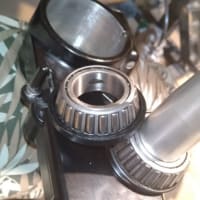 KX250X ステムベアリンググリスアップ