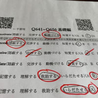 共通テスト英語キーワード英英楽習ペーパー100日間一周プラン(第８２日）Q６４１～Q６５６実戦編
