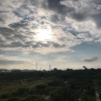 日傘代わりの雲の朝