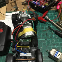 ⑩マイクロエースモーターライズプラモデル　ラジコン化