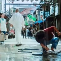 「男はつらいよ 夜霧にむせぶ寅次郎」の撮影現場ー１