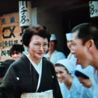 「男はつらいよ 夜霧にむせぶ寅次郎」の撮影現場ー１
