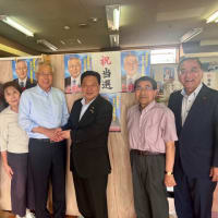 北海道北広島市の上野市長と懇談