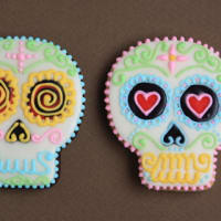 Mexican Sugar Skulls Cookie