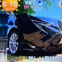 山梨の道の駅に馬鹿ジジイが普通乗用車で突っ込んで客に怪我をさせる