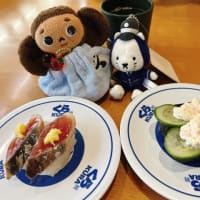「にゃんばろう」とくら寿司へ