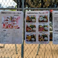 「花とごはんとクリームソーダ なぎさ食堂 "プチパンケーキ&群青のクリームソーダ"」東京ドームシティ ミーツポートエリア(水道橋駅東口)
