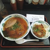 【株主優待】日高屋：中華そば＋やきとり丼セット(2025年6月)