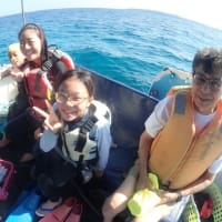 瀬底島でファンダイブとシュノーケリング