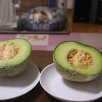5/25（日）メロンを食べました