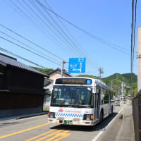 しずてつジャストライン路線バス　岡部宿から藤枝宿（２０２４年４月）
