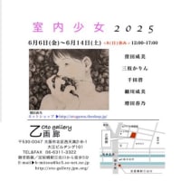 室内少女/2025 6月6日から14日　12時から17時　大阪淀屋橋の乙画廊