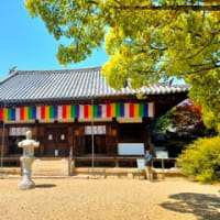 海龍王寺にある日本最小の五重塔（国宝）　　（国宝建造物国内最小・五重塔）