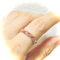 『シェルパの知恵』銅線の指輪　ワイヤーリング
