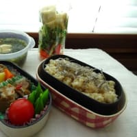 肉じゃがのお弁当と、久しぶりのソーイング