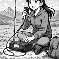 移動運用の絵をAIで生成