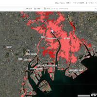 温暖化進行に伴う海面上昇の東京への影響について。