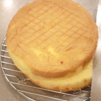 6月レギュラーメニュ―　レモン・フェザー・ケーキの製作工程