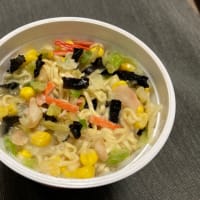 料金所で食べたカップ麺