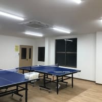 新卓球練習場が完成しました！2022年1月オープン！！