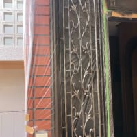 玄関飾り鋳物塗装工事