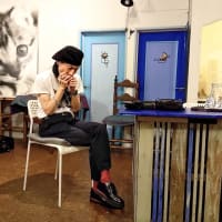 先日、吉田ルイ子写真展の最終日にソロ演奏会を行った。