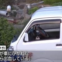佐賀で馬鹿ジジイが軽トラックで妻を轢いて重体に陥らせる