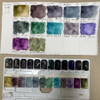 ポール・ルーベンスの絵の具（詩韻・２セット分離色）12色の色見本