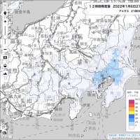 6日の関東大雪について、冬型気圧配置の置き土産