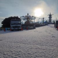 雪の生駒山