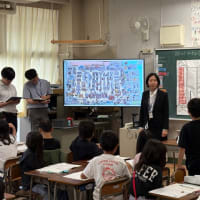 今日の学校の様子
