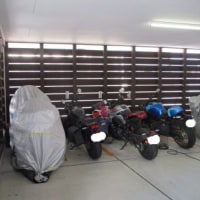 伊丹空港近くのとても利用しやすいバイクガレージです。洗車もできます。