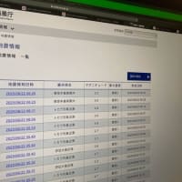Earthquake information