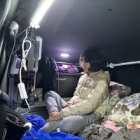 ２０２４年冬　九州の旅第二部　豊後森機関庫ミュージアム　すずめの戸締り聖地　野田温泉　コイン式家族風呂　イオン日田店　道の駅「歓遊舎ひこさん」　とら母熱出す