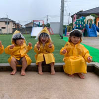 カッパ遊び☔️